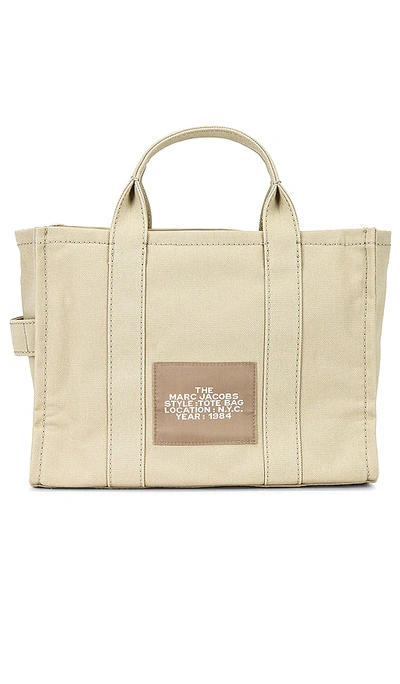 Shop Marc Jacobs The Canvas Medium Tote Bag In Beige