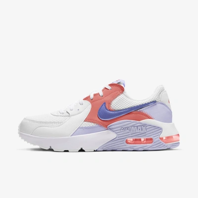 Shop Nike Air Max Excee Women's Shoes In White,pure Violet,magic Ember,sapphire