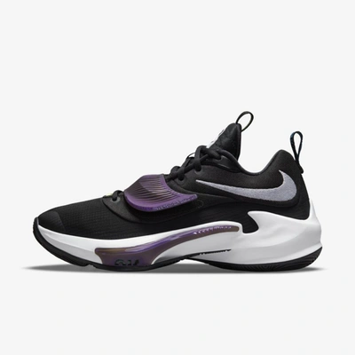 Shop Nike Unisex Zoom Freak 3 Basketball Shoes In Black