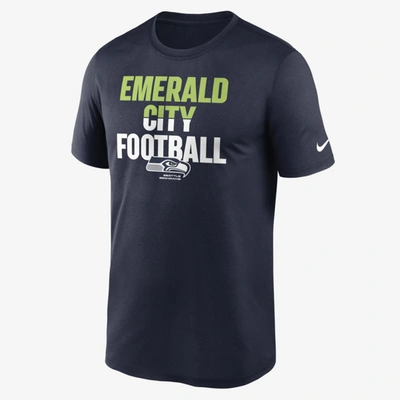 Shop Nike Men's Dri-fit Local Legend (nfl Seattle Seahawks) T-shirt In Blue