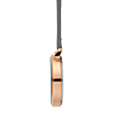 Bermuda Watch Company Annie Apple Meraki Rose Gold Grey Leather Nurse Fob