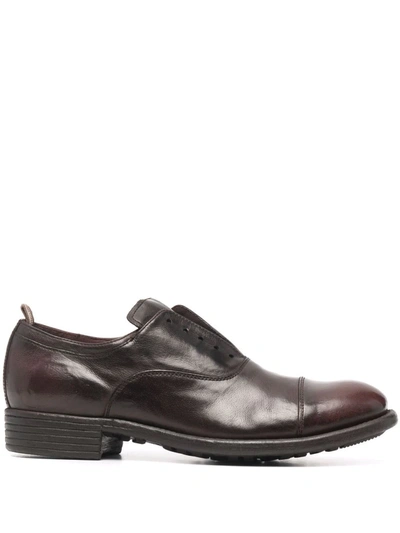 Officine Creative Calixte 003 Oxford Shoes In Braun