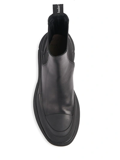 Shop Alexander Mcqueen Men's Tread Slick Chelsea Boots In Black White
