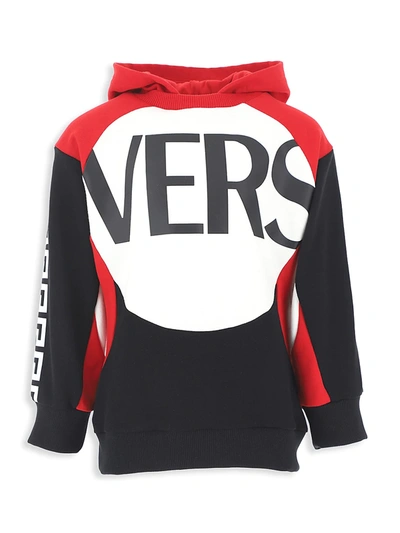 Shop Versace Little Girl's & Girl's Medusa Logo-print Sweatshirt In Red White