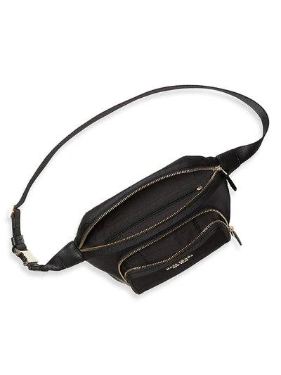Shop Kate Spade Women's Medium The Little Better Sam Nylon Belt Bag In Black