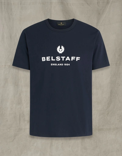 Shop Belstaff Men's 1924 T-shirt ( In Blue