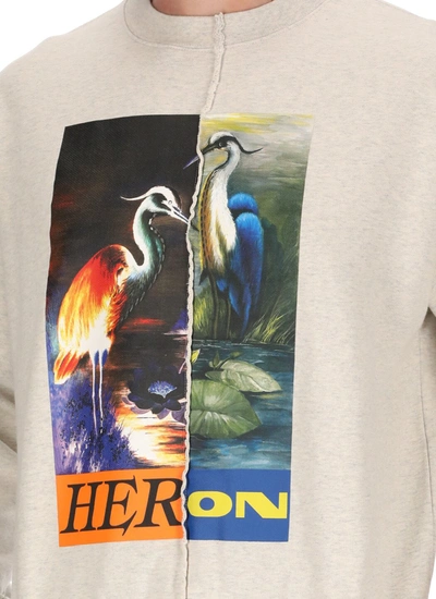 Shop Heron Preston Sweaters In Grey Melan