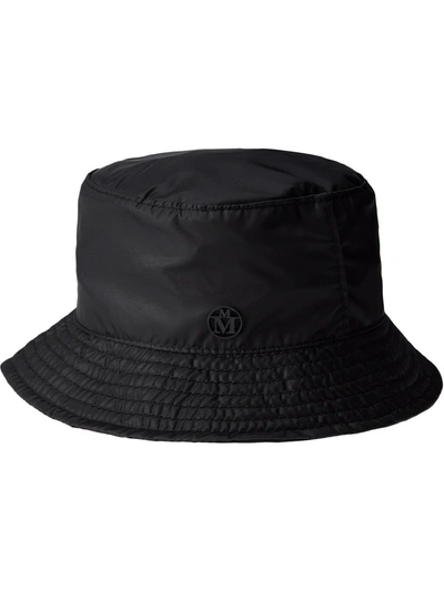Shop Maison Michel Jason Foldable Bucket Hat In Black