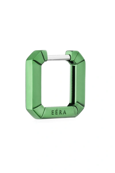 Shop Eéra Mini Eéra 18k Single Earring In Green