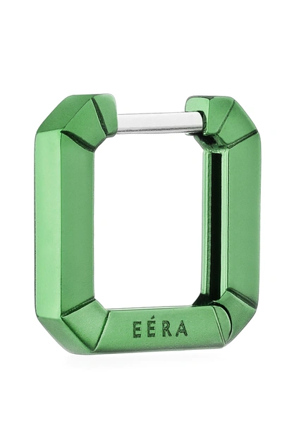 Shop Eéra Mini Eéra 18k Single Earring In Green