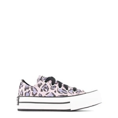 Shop Converse Purple Leopard Chuck Taylor All Star Eva Lift Sneakers