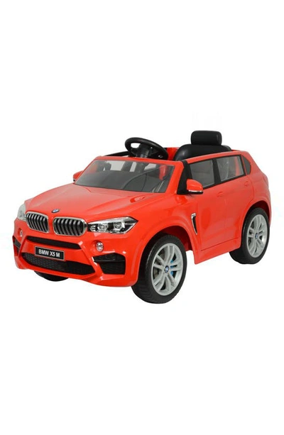Shop Best Ride On Cars Bmw X5 12v Ride-on Toy Car In Red