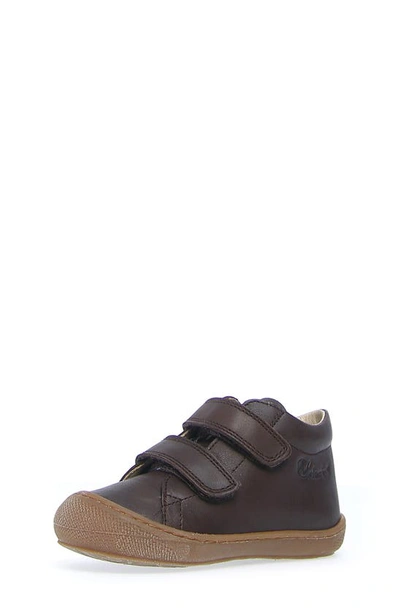 Shop Naturino Cocoon Vl Sneaker In Dark Brown