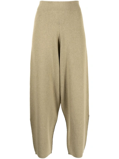 Proenza Schouler White Label Tapered Cropped Trousers In Neutrals