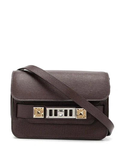 Shop Proenza Schouler Mini Ps11 Classic Bag In Brown