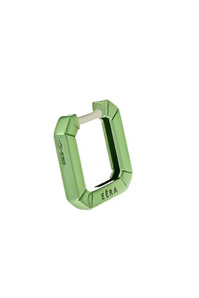 Shop Eéra Eera Mini Eéra 18k Single Earring In Green