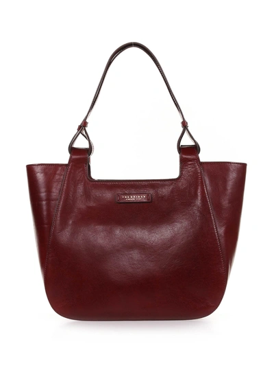 Shop The Bridge Red Shopping Bag In Rosso