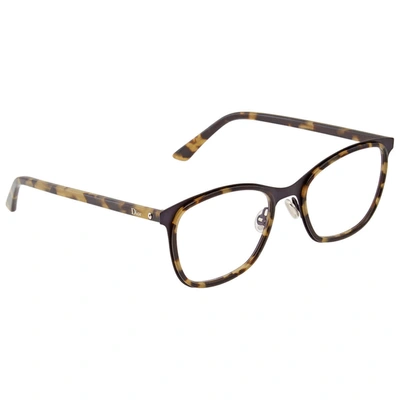 Shop Dior Clear Demo Rectangular Ladies Eyeglasses Monta42 0qyx 52 In N,a