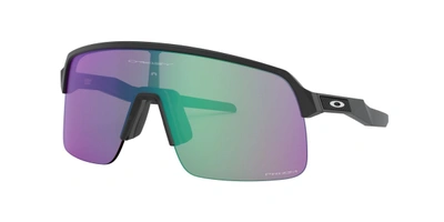Shop Oakley Sutro Lite Prizm Road Jade Shield Mens Sunglasses Oo9463 946303 39 In Black,green