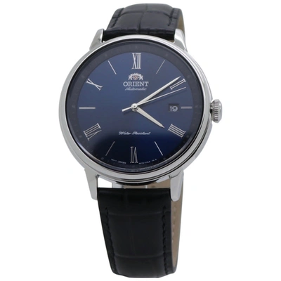 Shop Orient Classic Automatic Blue Dial Men's Watch Ra-ac0j05l10b In Black / Blue
