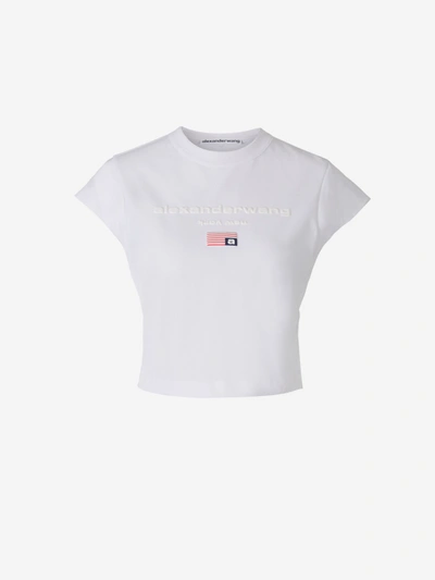 Shop Alexander Wang Bubble Sleeve T In White