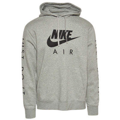 Nike Mens Jdi Fleece Hoodie In Grey/black | ModeSens