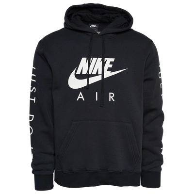 Nike Mens Jdi Fleece Hoodie In Black/white | ModeSens