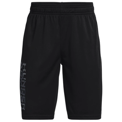 Shop Under Armour Boys  Proto 2 Word Shorts In Black/grey