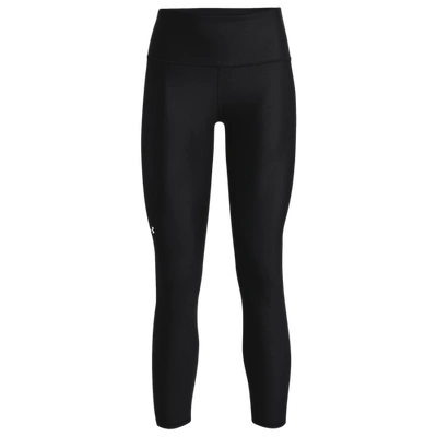 Shop Under Armour Womens  Heat Gear Armour Hi Ankle Leggings In Black/white