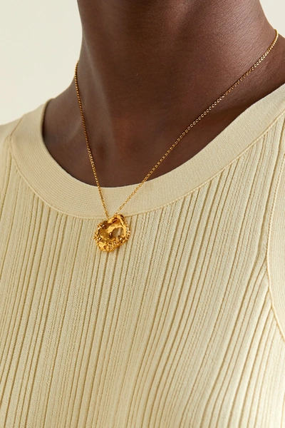 Shop Alighieri The Craters We Know Gold-plated Necklace