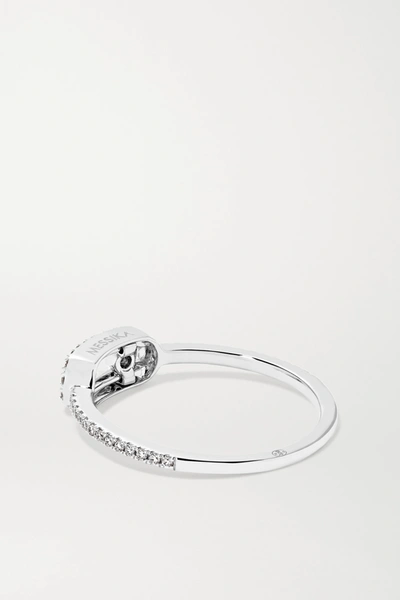 Messika Move Uno 18-karat White Gold Diamond Ring In Gold