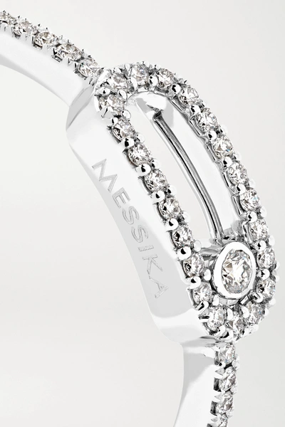 Messika Move Uno 18-karat White Gold Diamond Ring In Gold