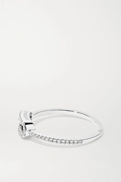 Messika Move Uno 18-karat White Gold Diamond Ring In Gold