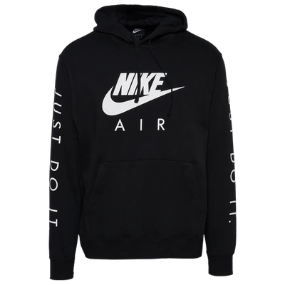 Nike Mens Jdi Fleece Hoodie In Black/white | ModeSens