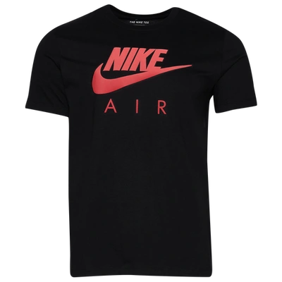 Nike Mens Air T-shirt Black/red | ModeSens