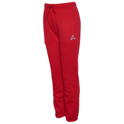 Shop Jordan Boys  Essentials Pants In Red/red