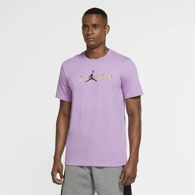 Shop Jordan Mens  Sport Dna Hbr T-shirt In Violet Shock