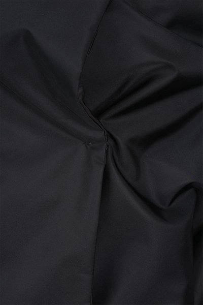 Shop Prada Re-nylon Off-the-shoulders Jacket In Nero