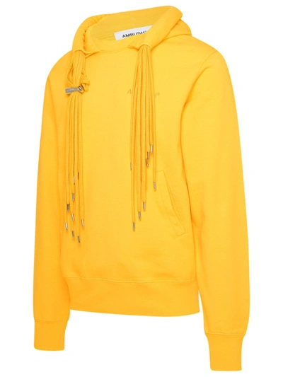 Shop Ambush Yellow Cotton Sweatshirt