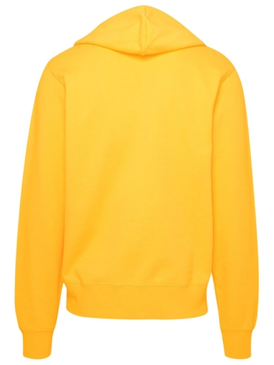 Shop Ambush Yellow Cotton Sweatshirt