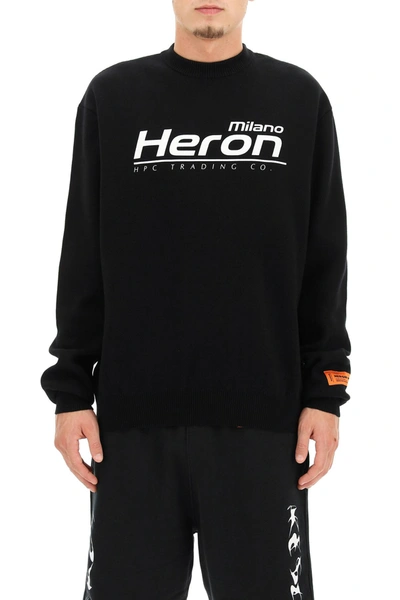 Shop Heron Preston Hp Trading Logo Sweater In Mixed Colours