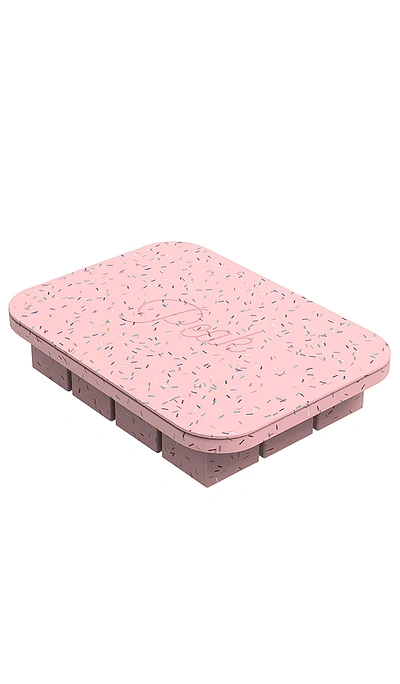 Shop W&p Everyday Ice Tray In Pink Speckle