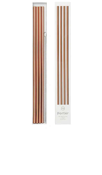 W&p Straws In 黄铜色