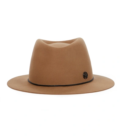 Shop Maison Michel Andre Felt Hat In Black