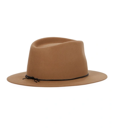 Shop Maison Michel Andre Felt Hat In Black