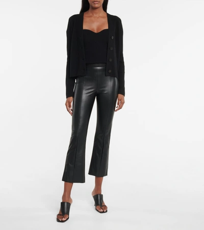 Wolford Jenna Faux Leather Trousers In Black