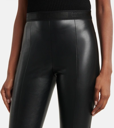 Wolford Jenna Faux Leather Trousers In Black
