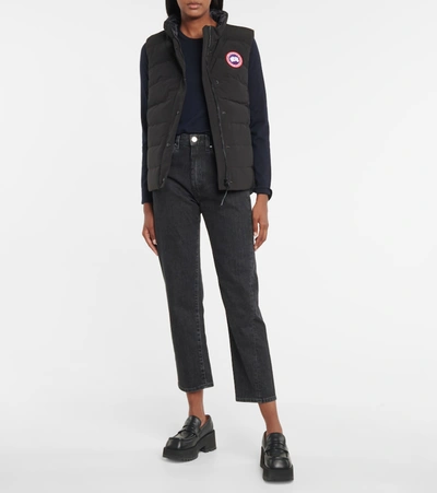 Canada Goose Freestyle Quilted Shell Down Vest In Black