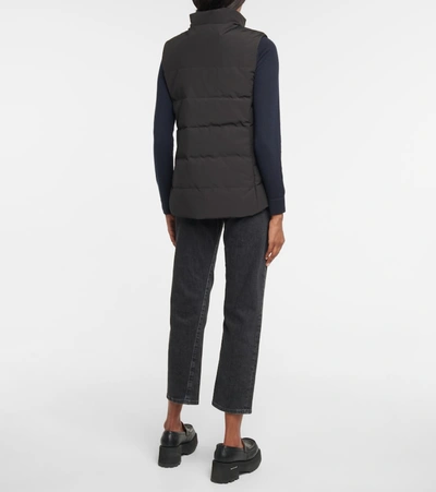 Canada Goose Freestyle Quilted Shell Down Vest In Black