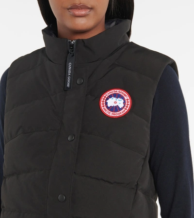 Canada Goose Freestyle Quilted Shell Down Vest In Black